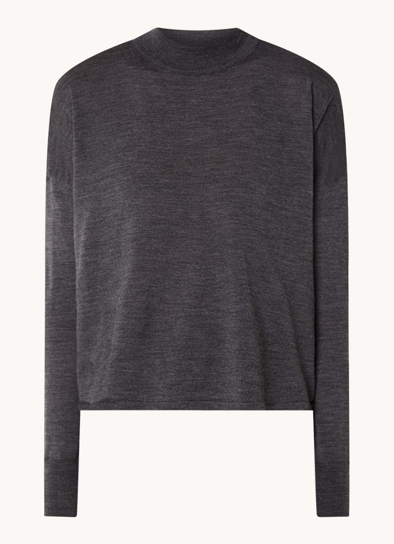 Maglione Sessùn Massa in lana pregiata con collo alto
