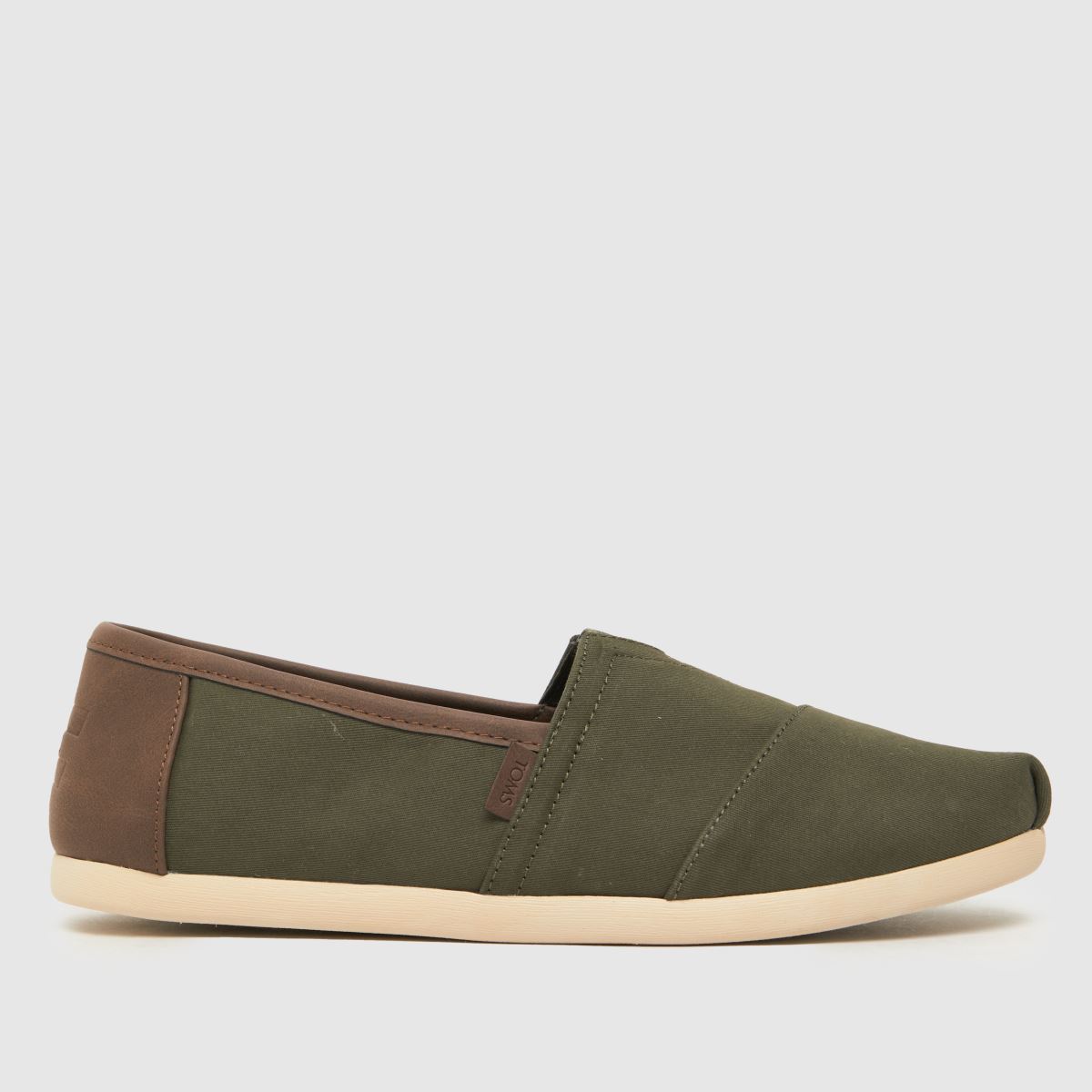 TOMS alpargata 3.0 cipő sötétzöld színben