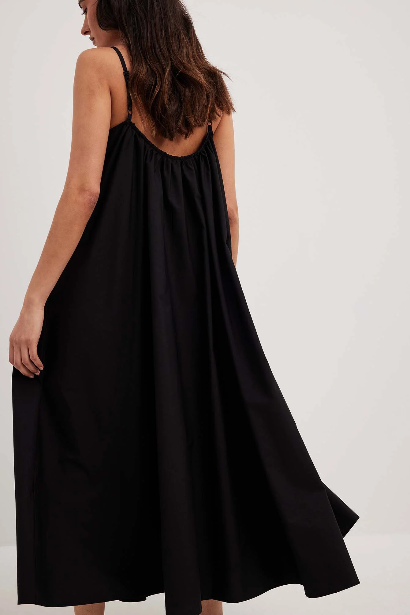 Fließendes Midikleid aus Baumwolle
