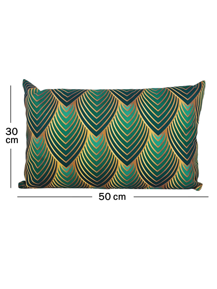 JACK Outdoor Dekokissen Motiv 30x50cm inkl. XXL Füllung in Blatt Grün günstig kaufen 50x30-cm