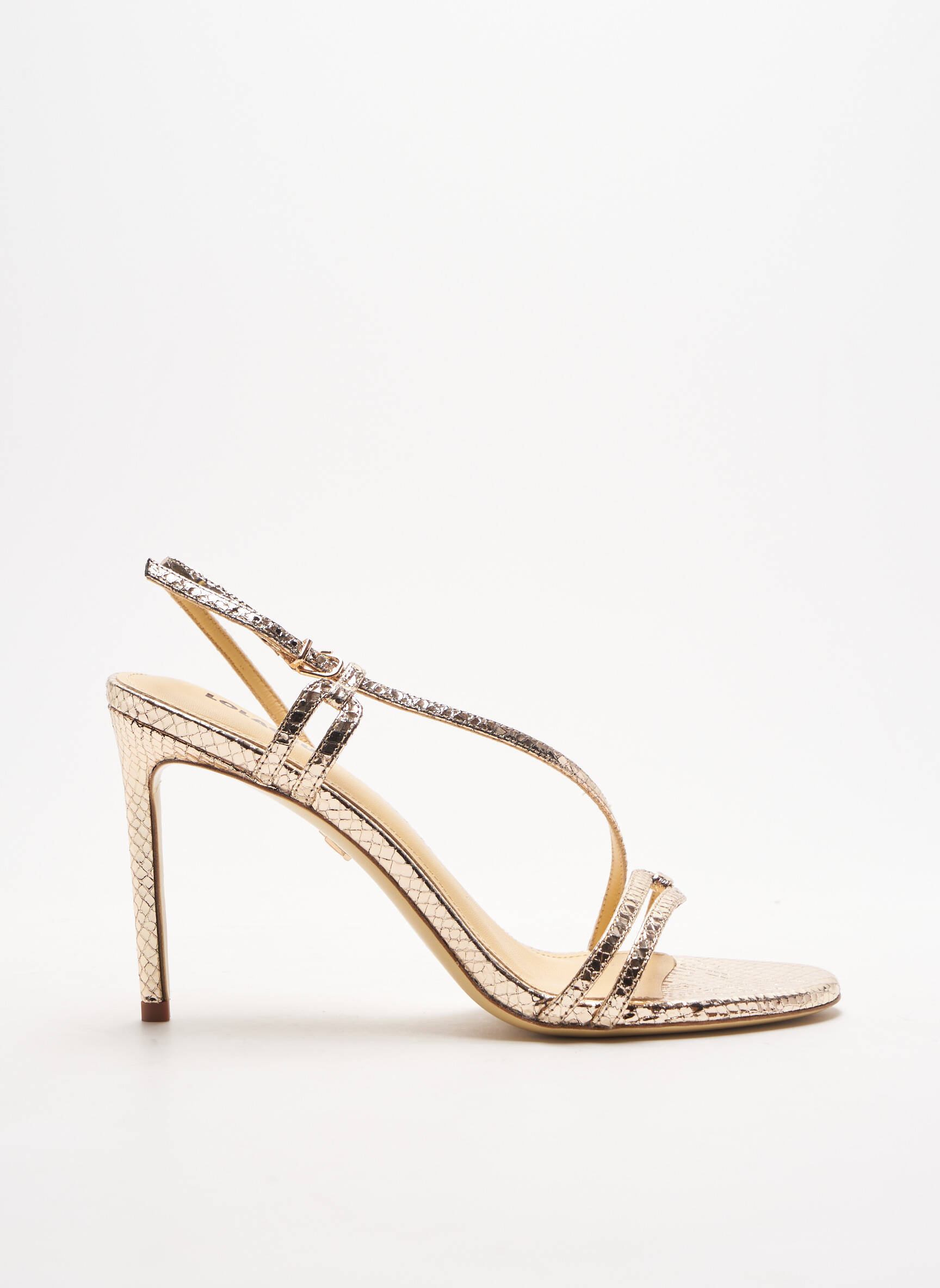 Lola Cruz Sandales Nu Pieds Femme couleur jaune