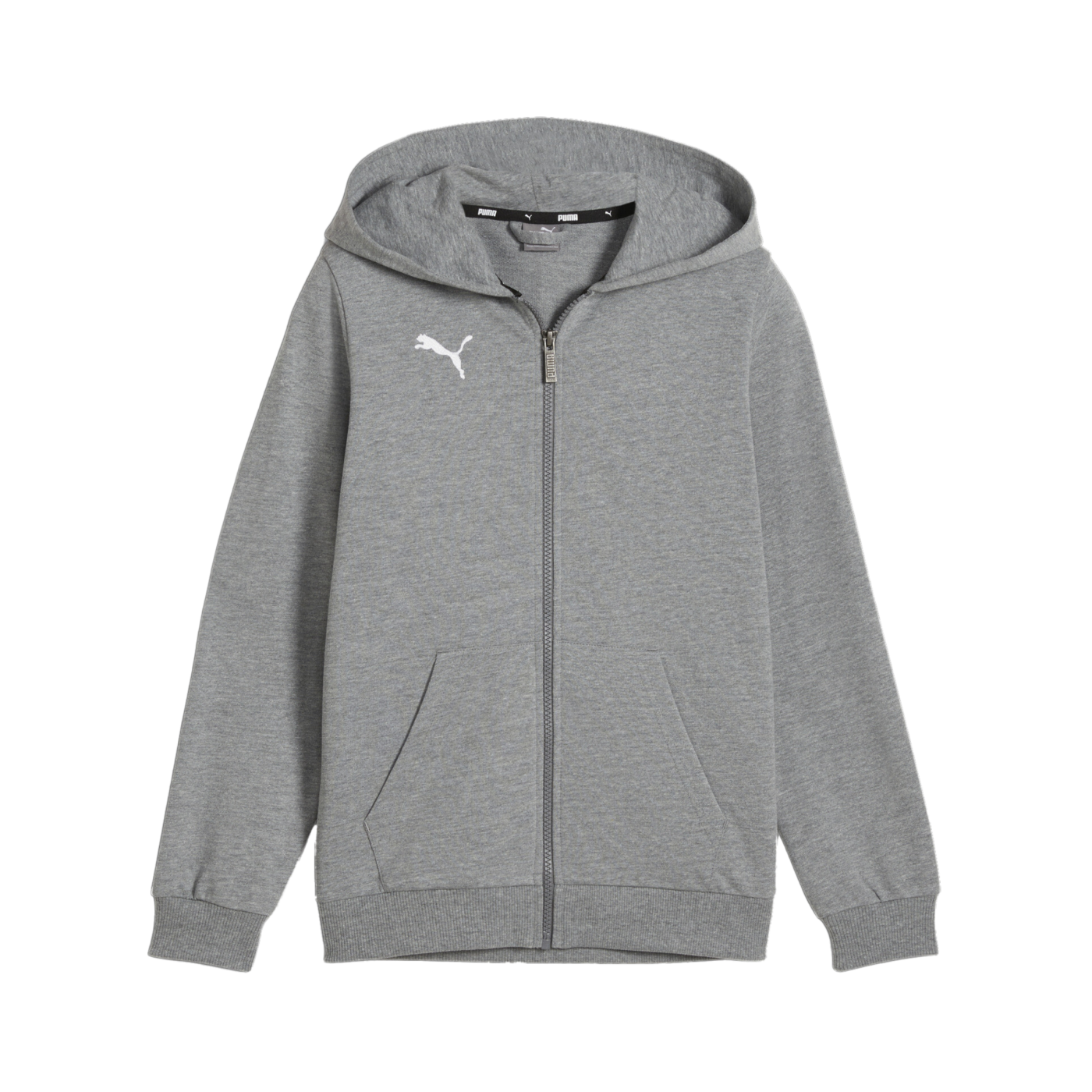 PUMA teamGOAL Casuals Kapuzenjacke Kids Grau F33