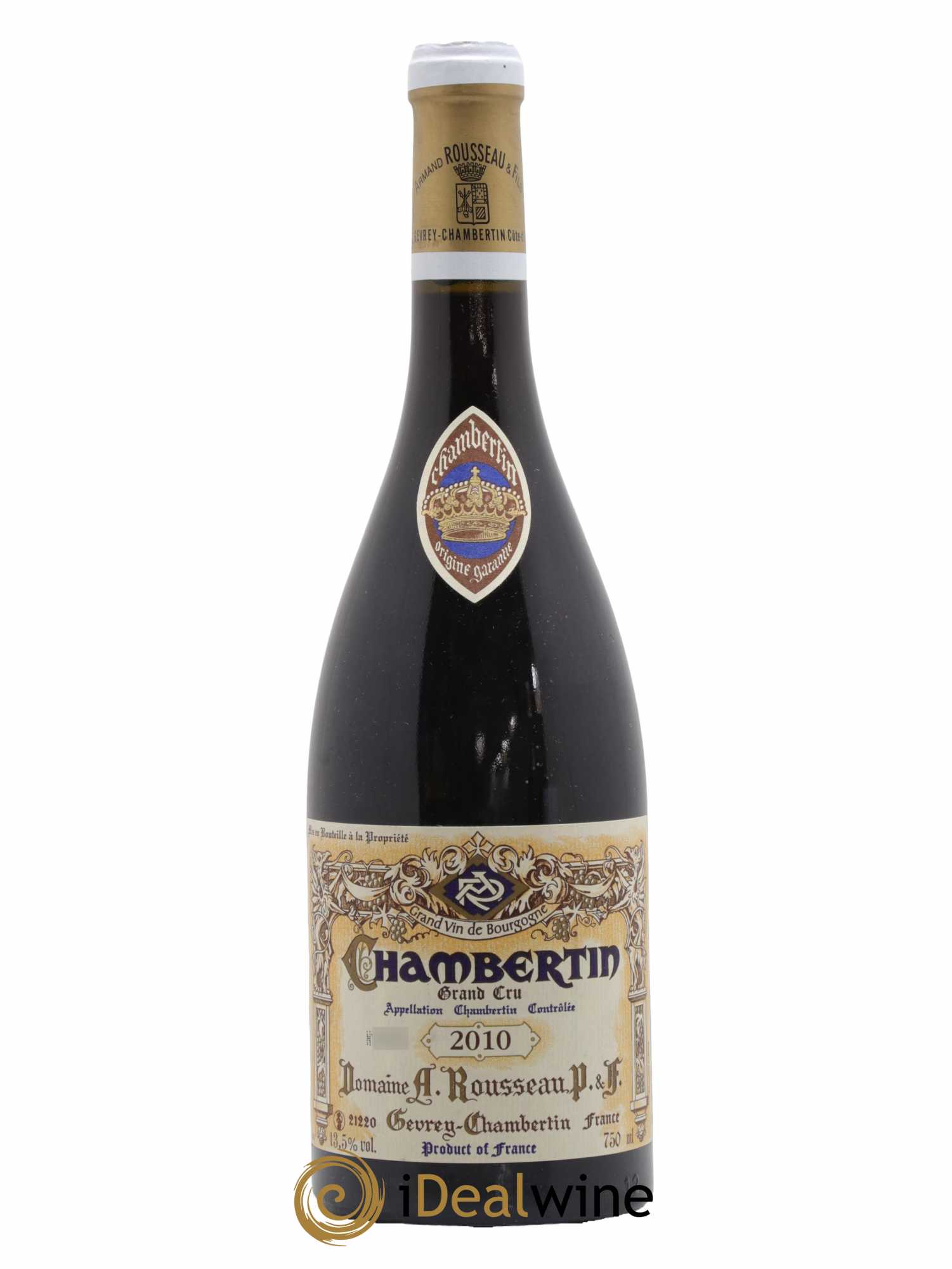 Chambertin Grand Cru Armand Rousseau (Domaine)  2010 - Lot de 1 Bouteille