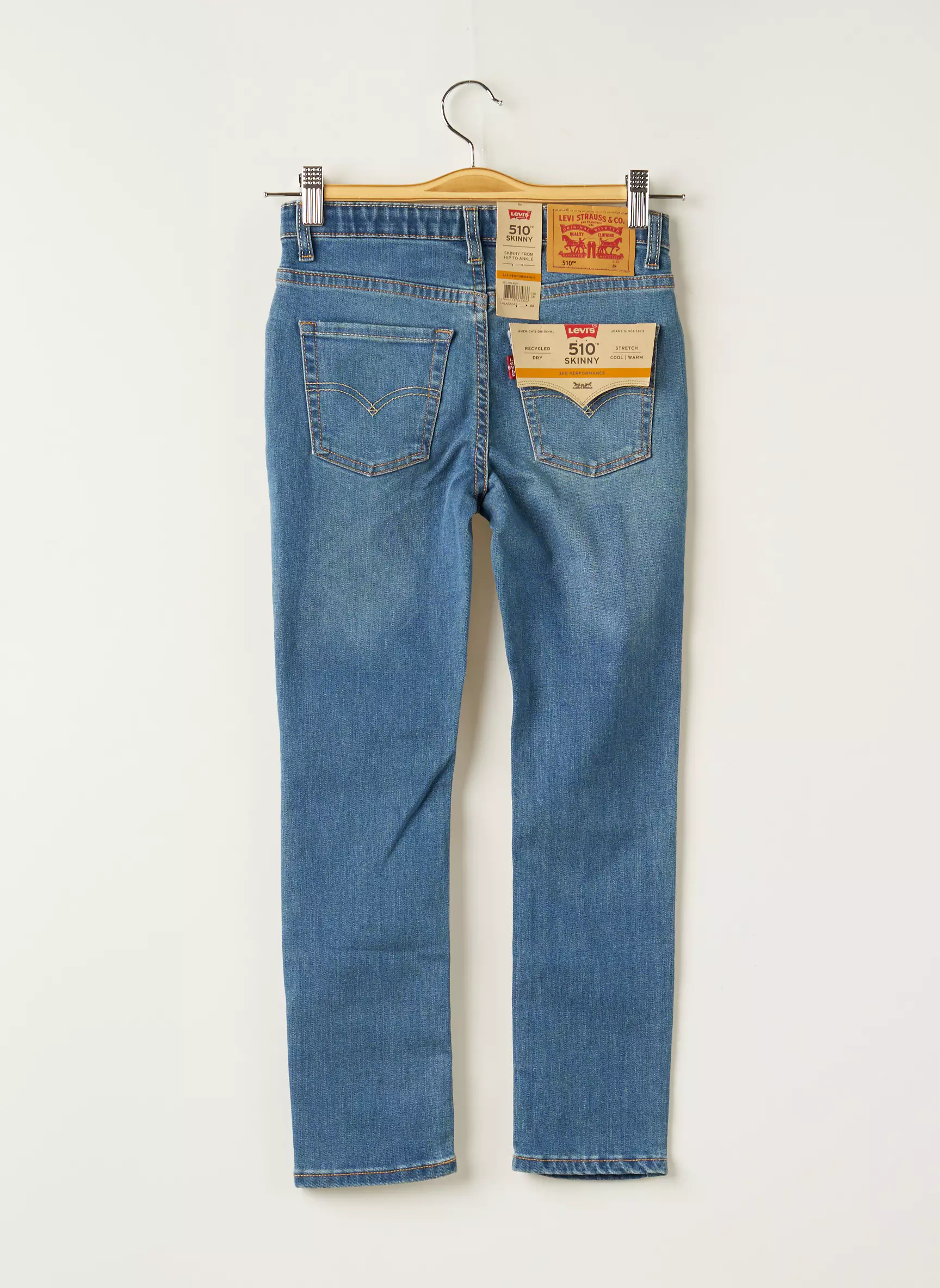Levis Jeans Skinny Garcon couleur bleu