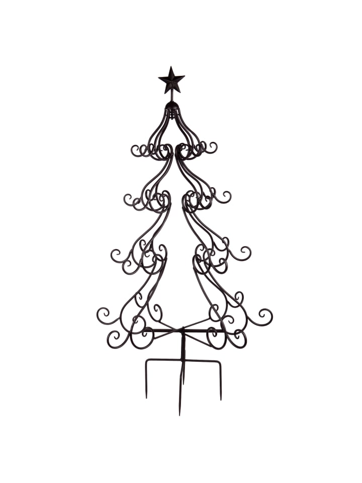 UNUS Gartenstecker Weihnachtsbaum in Schwarz günstig kaufen onesize