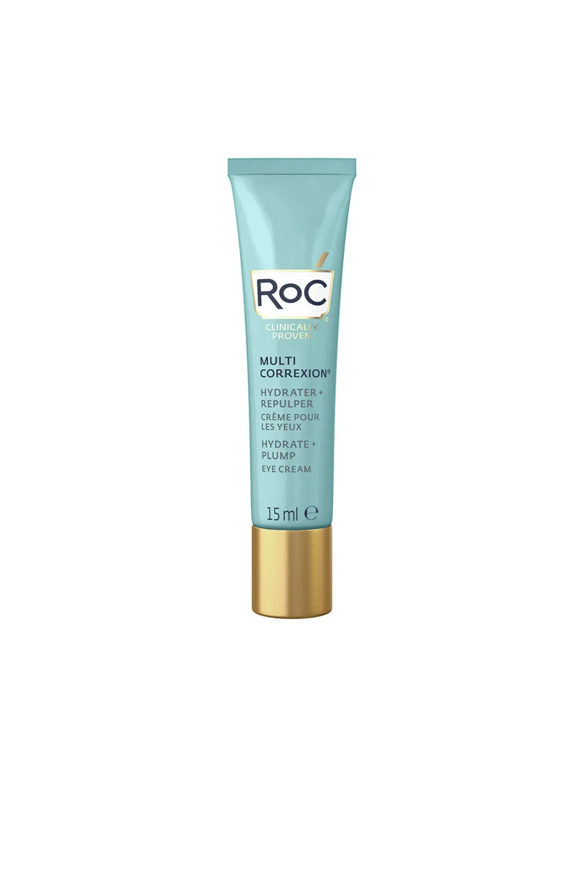 Roc  Hydrate + Plump Crema Ojos Con Ácido Hialurónico Roc 15 ml