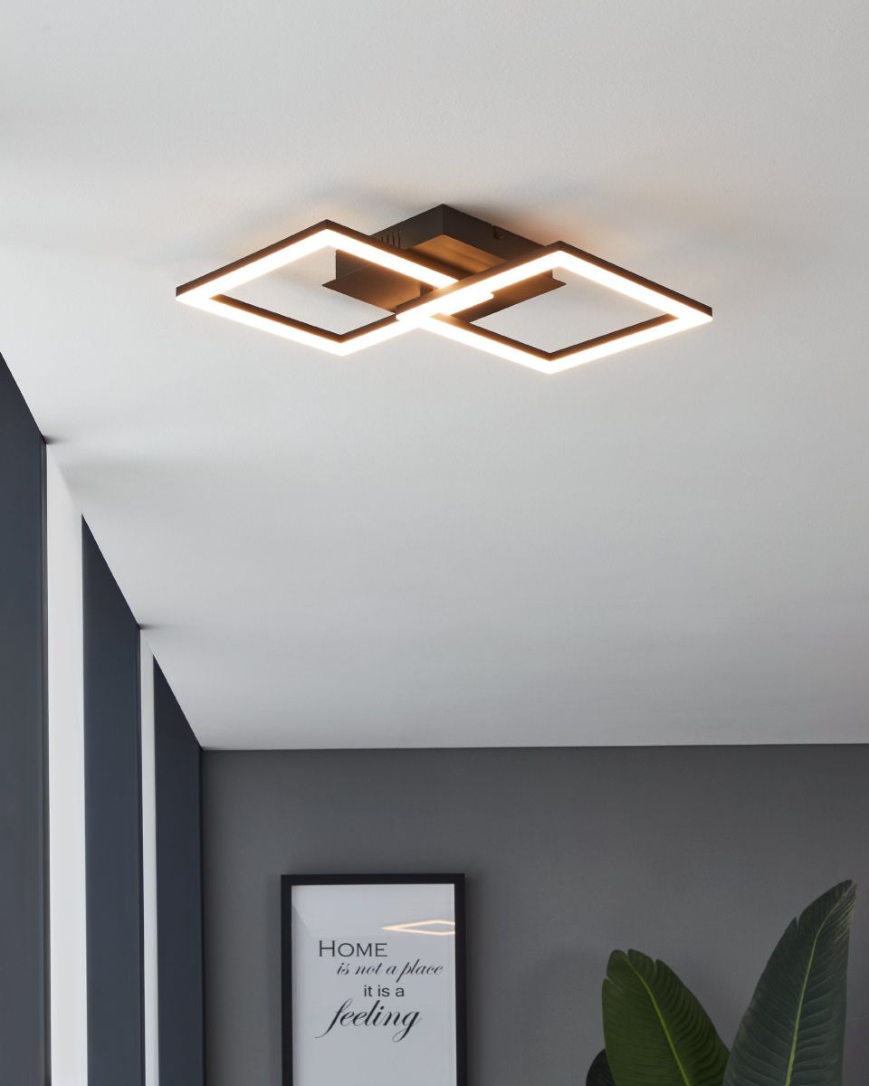 EGLO LED Deckenleuchte Paranday-z Schwarz