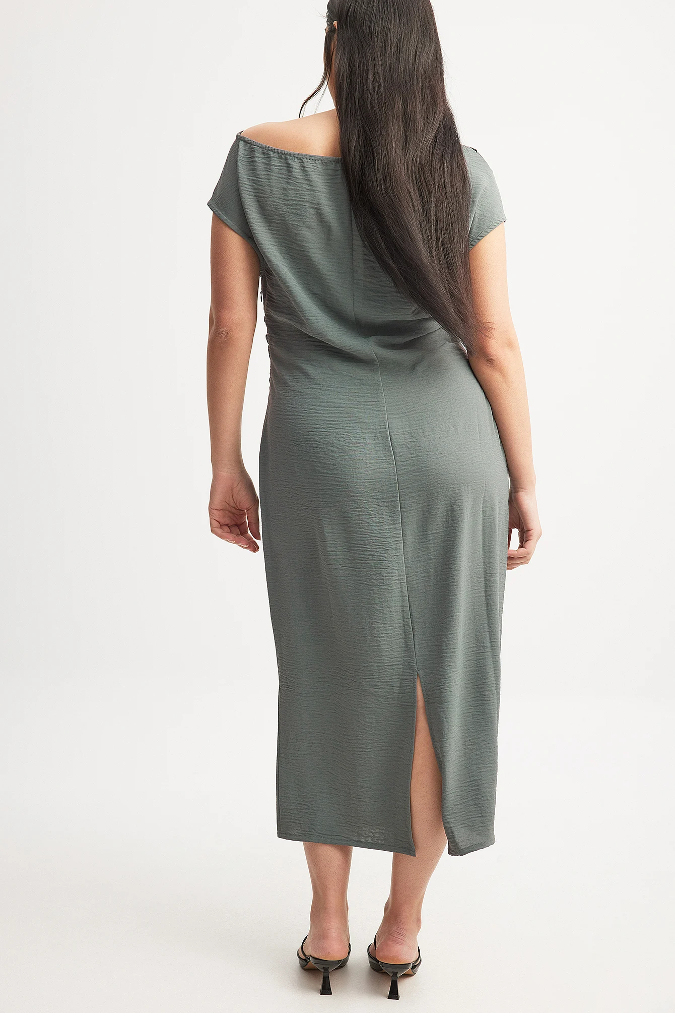 Asymmetric Midi Dress