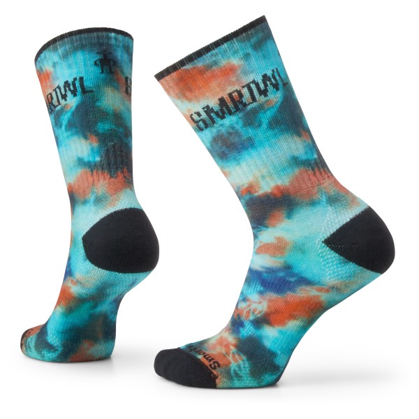 Smartwool - Athletic Far Out Tie Dye Print Crew - Multifunktionssocken