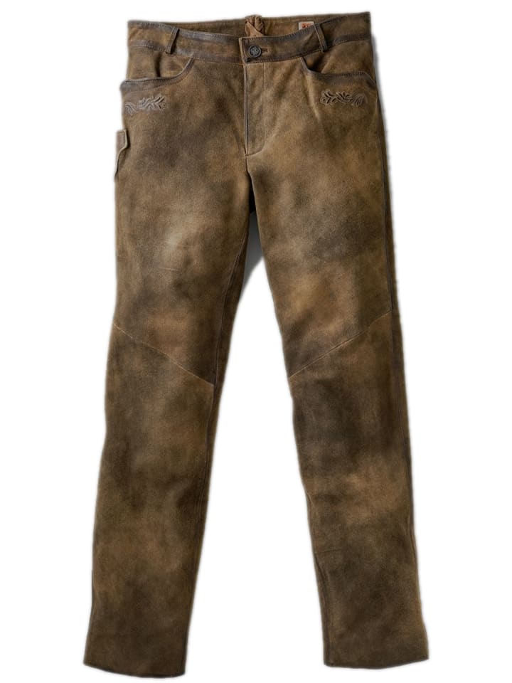 MADDOX Lederhose FLORINUS in dunkelbraun günstig kaufen