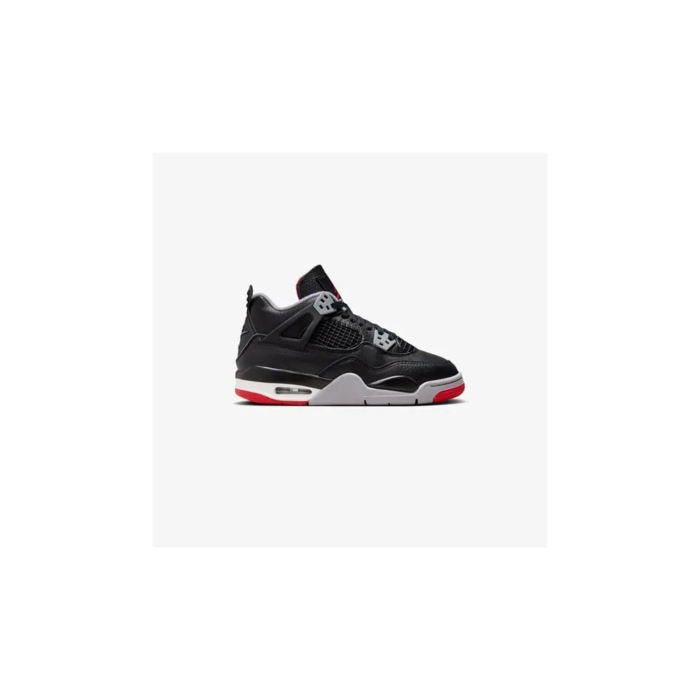 NIKE JORDAN 4 Retro GS Bred Reimagined FQ8213 006 / schwarz