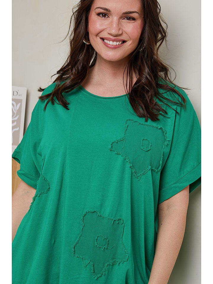 Curvy Lady Bluse in Grün günstig kaufen