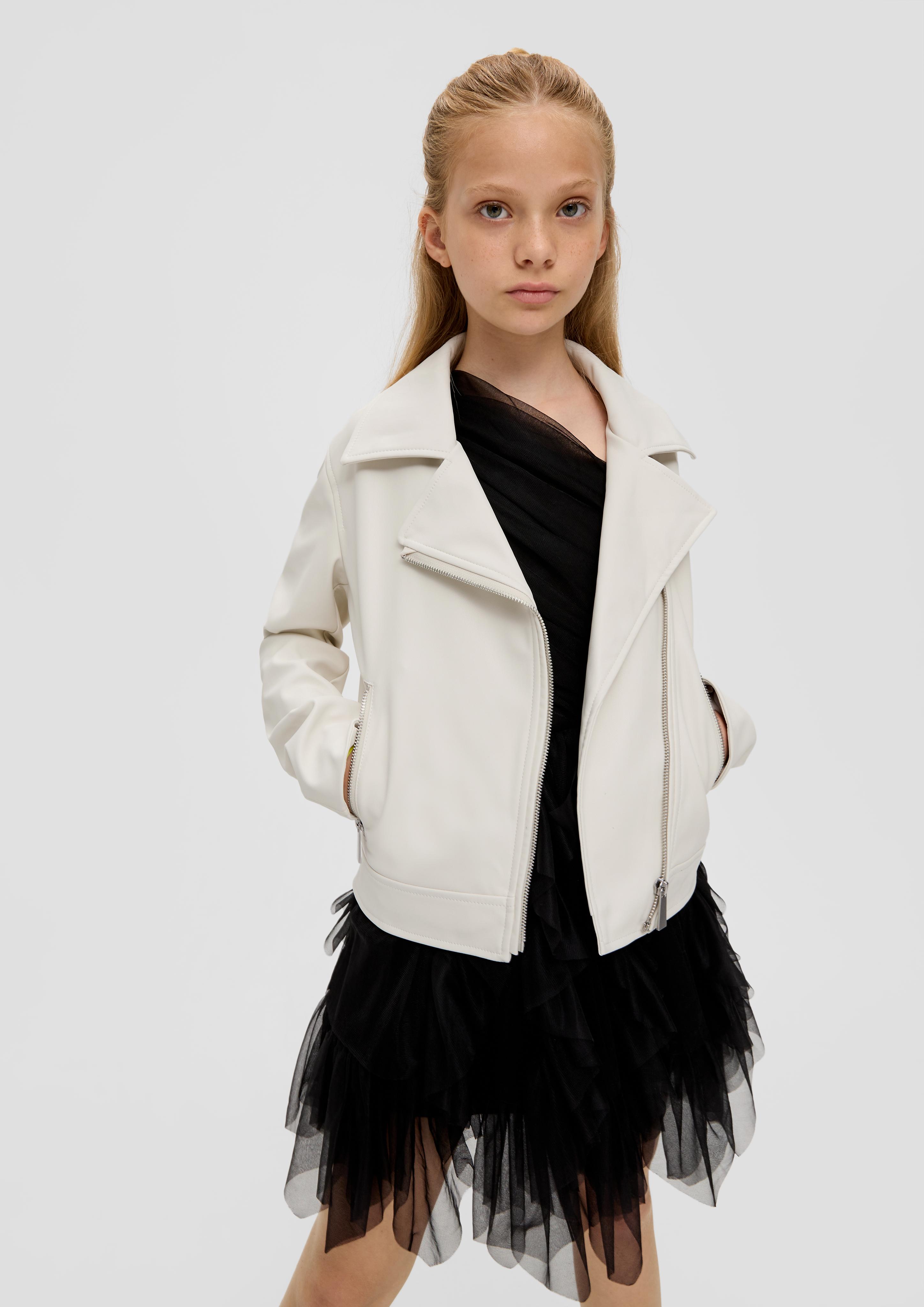 Bikerjacke mit Reißverschlusstaschen  2140218-0330
