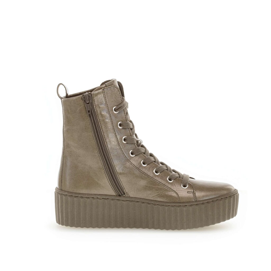 Gabor fashion Schnürstiefelette grün