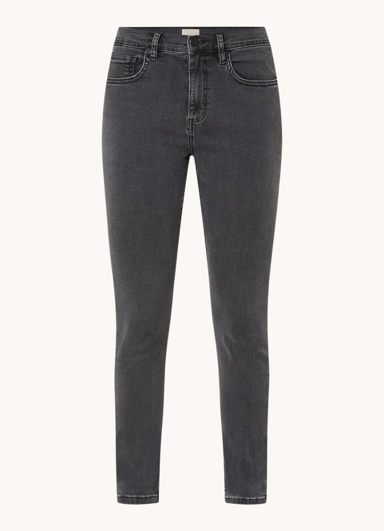 Blugi French Connection cu talie înaltă și croială elastică și skinny pe picioare