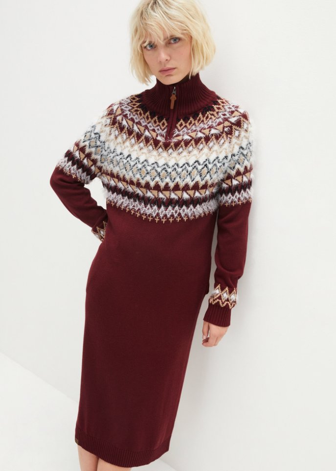 Norweger-Strickkleid