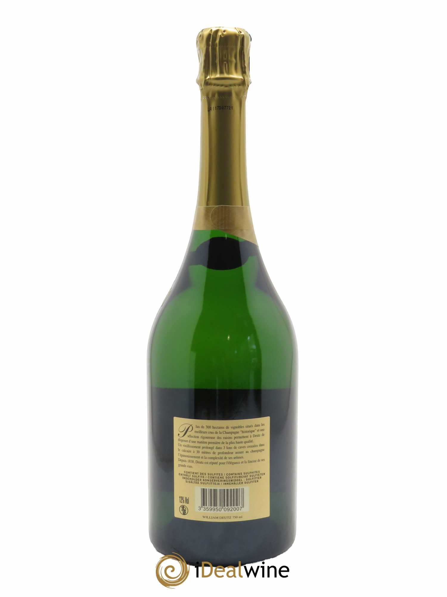 Cuvée William Deutz Deutz  2013 - Lot de 1 Bouteille