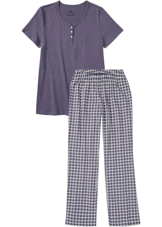 Pyjama mit Knopfleiste