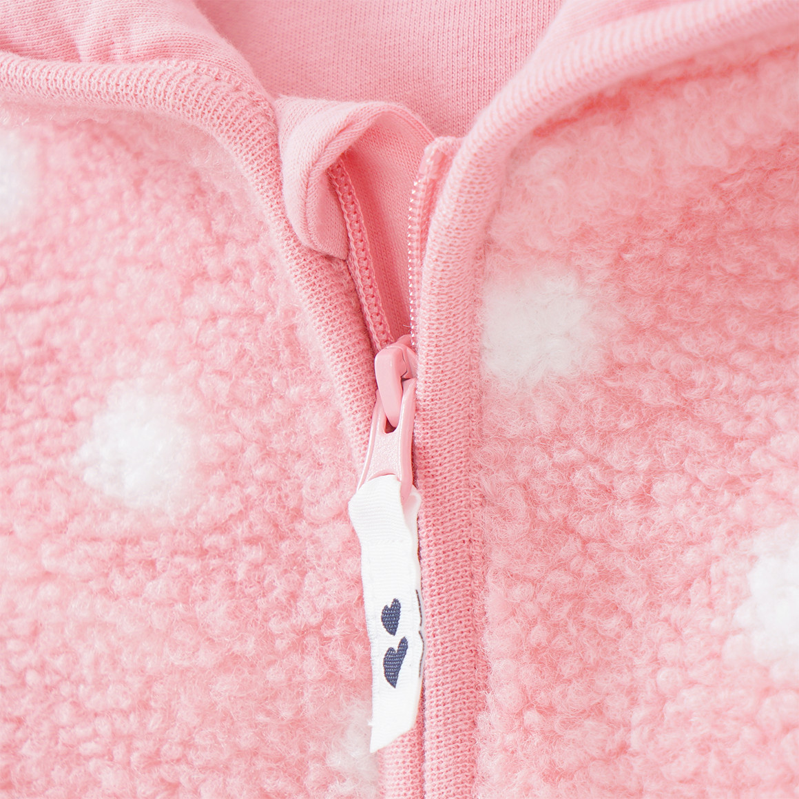 Baby Kuscheljacke aus Teddyplüsch