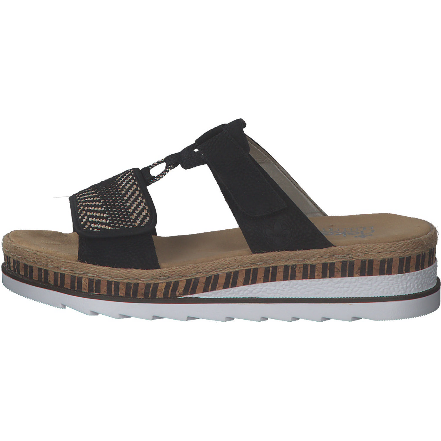 Rieker V7947, Pantoletten & Badeschuhe, Damen, Schwarz