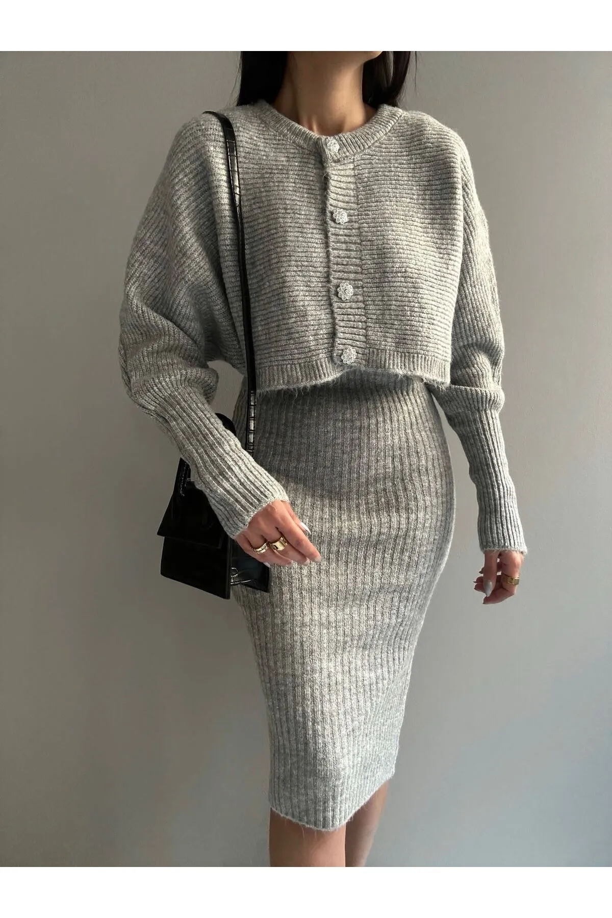 My Blog  Kleid - Grau - A-Linie