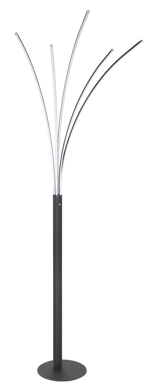 Globo Lighting - BIZZY - Stehleuchte Metall schwarz matt, LED