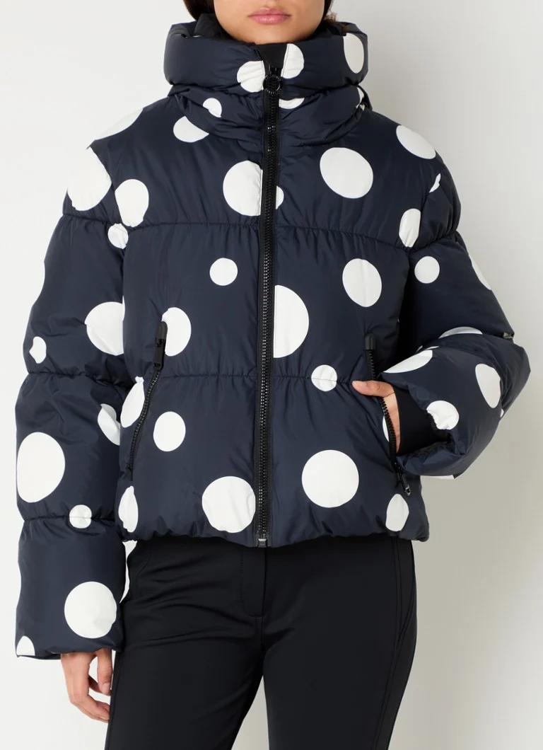 Chaqueta de esquí con capucha Goldbergh Grand Polka Dot
