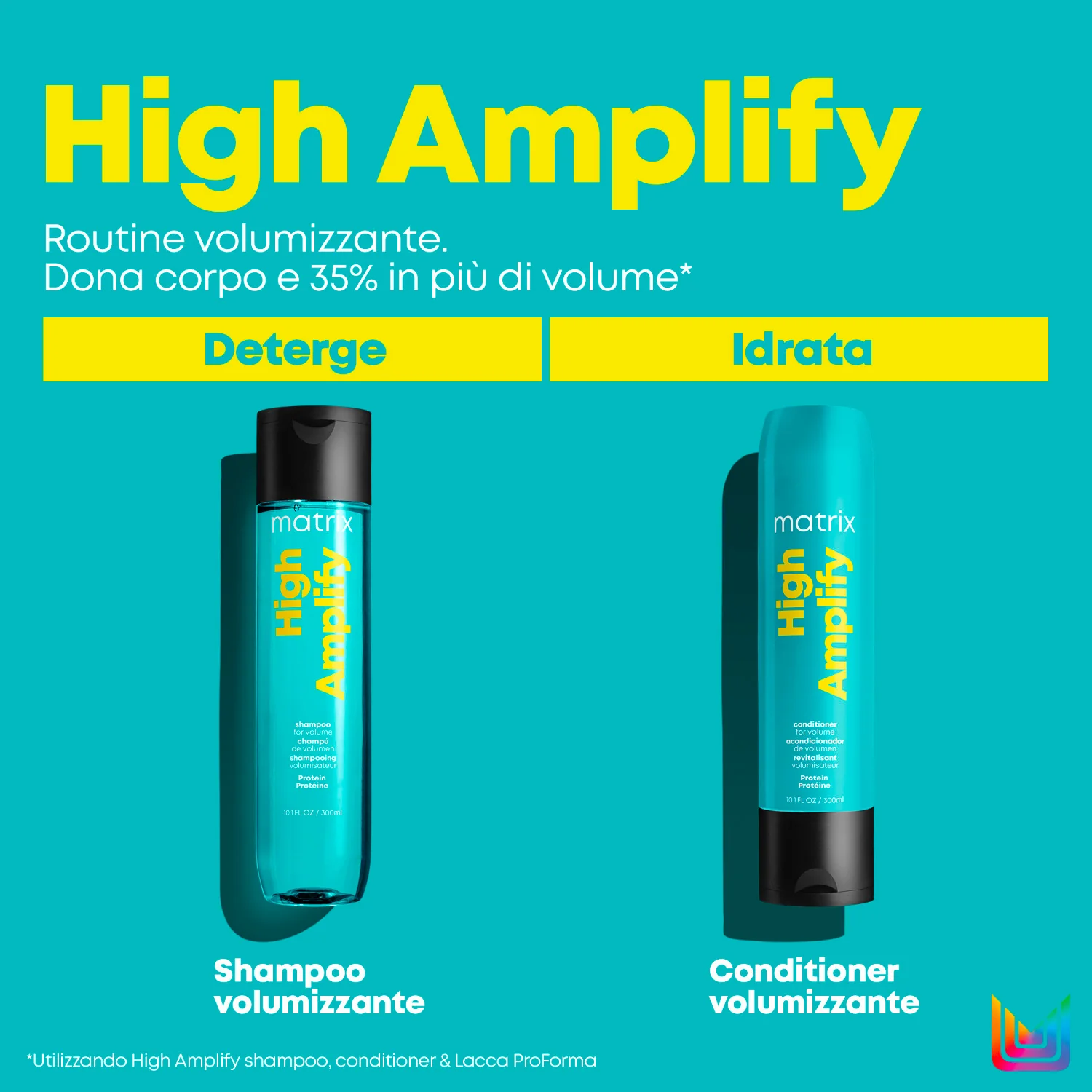 Total Results High Amplify Shampoo - Shampoo Volumizzante