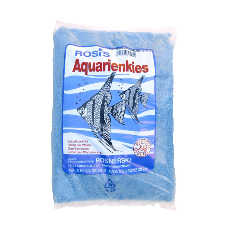 Rosi's Bodengrund Rosi's Farbkies enzianblau 5kg