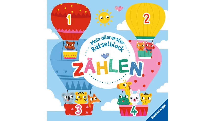 Ravensburger Mein allererster Rätselblock - Zählen - Rätselblock für Kinder ab 3 Jahren