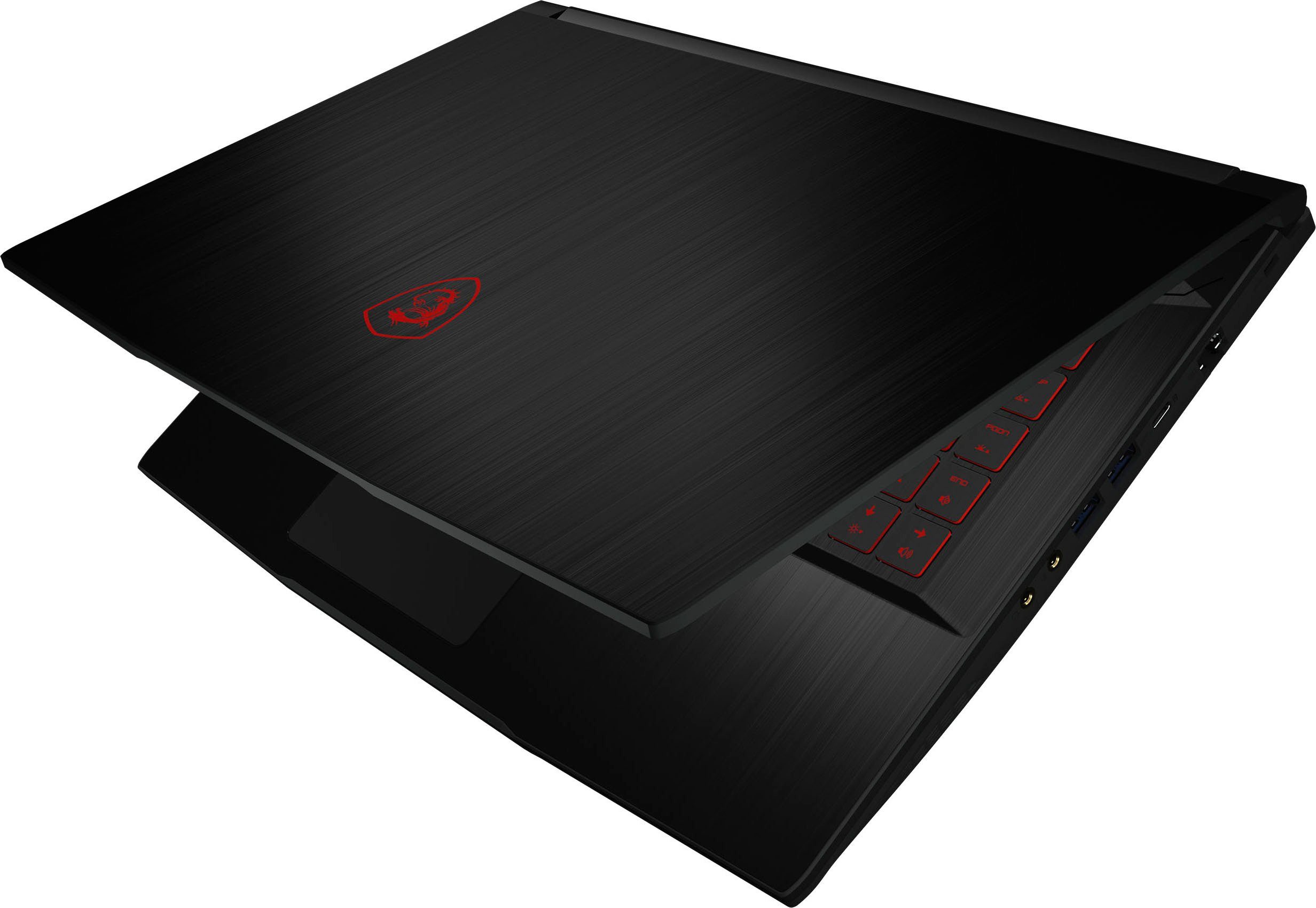MSI Thin GF63 12UC-822 Gaming-Notebook (39,6 cm/15,6 Zoll, Intel Core i5 12450H, GeForce RTX 3050, 512 GB SSD)