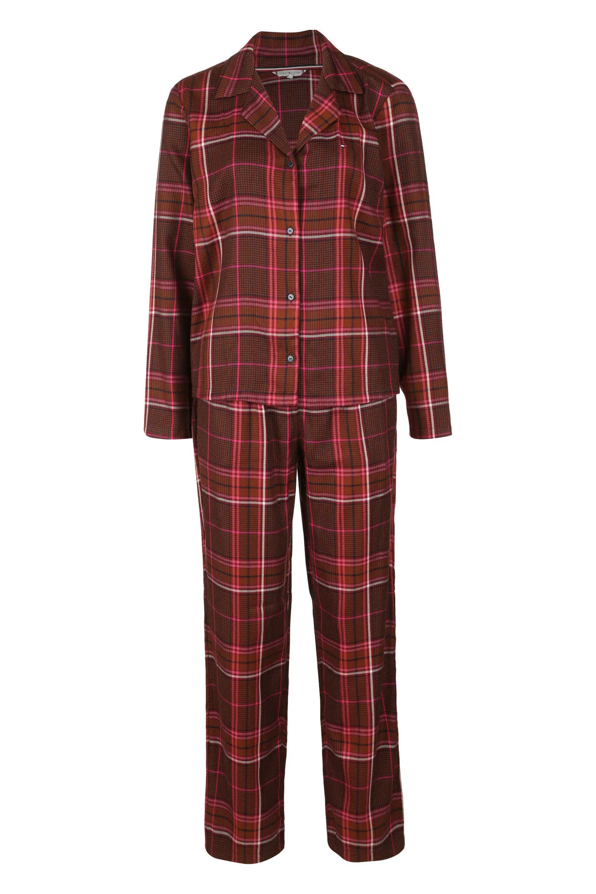 Tommy Hilfiger  Damen Full Flannel Pyjama Set