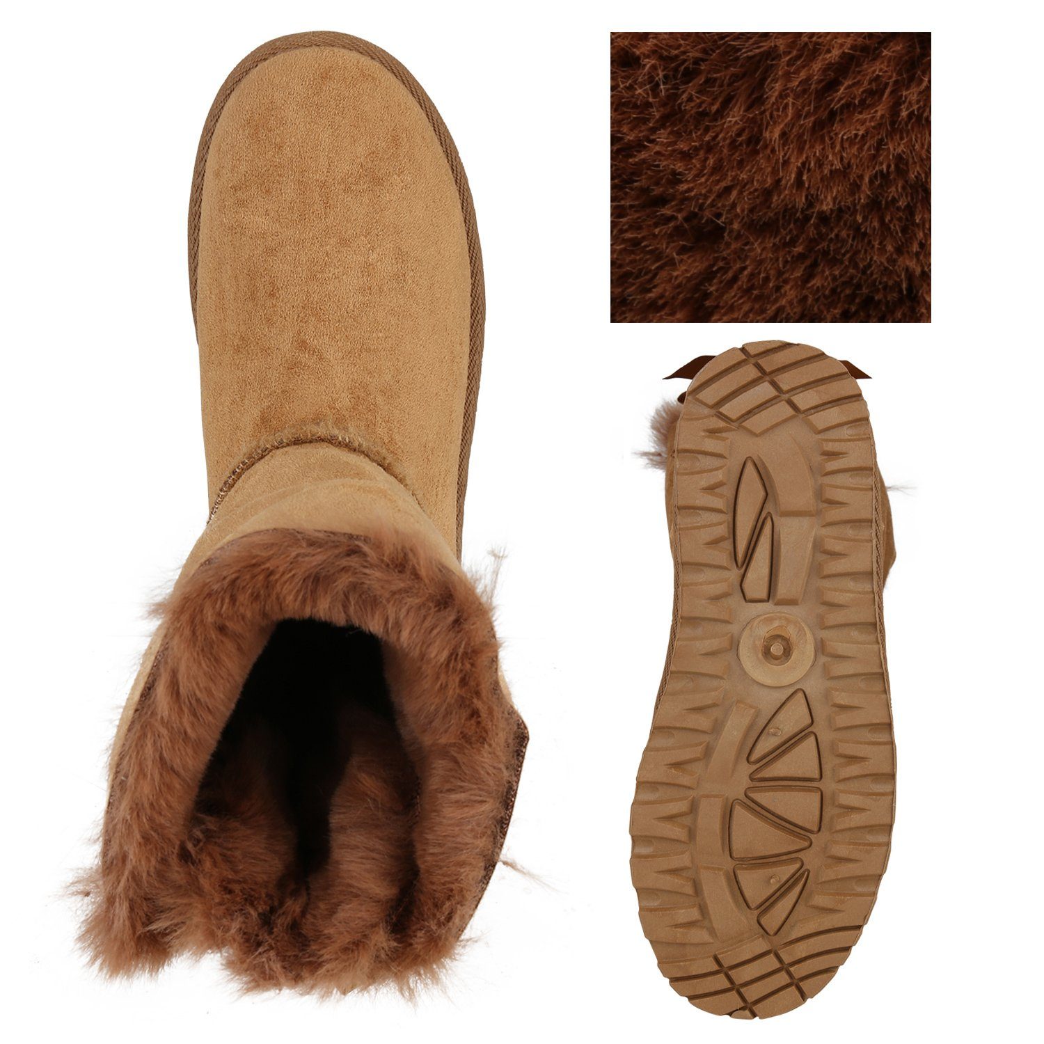 VAN HILL 839832 Winterstiefelette Bequeme Schuhe