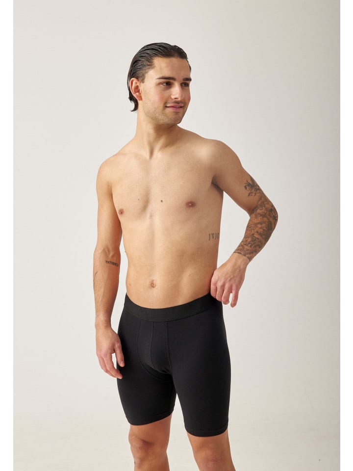 SNOCKS Lange Boxershorts 6 Stück in Mix (Schwarz/Grau/Hellgrau) günstig kaufen