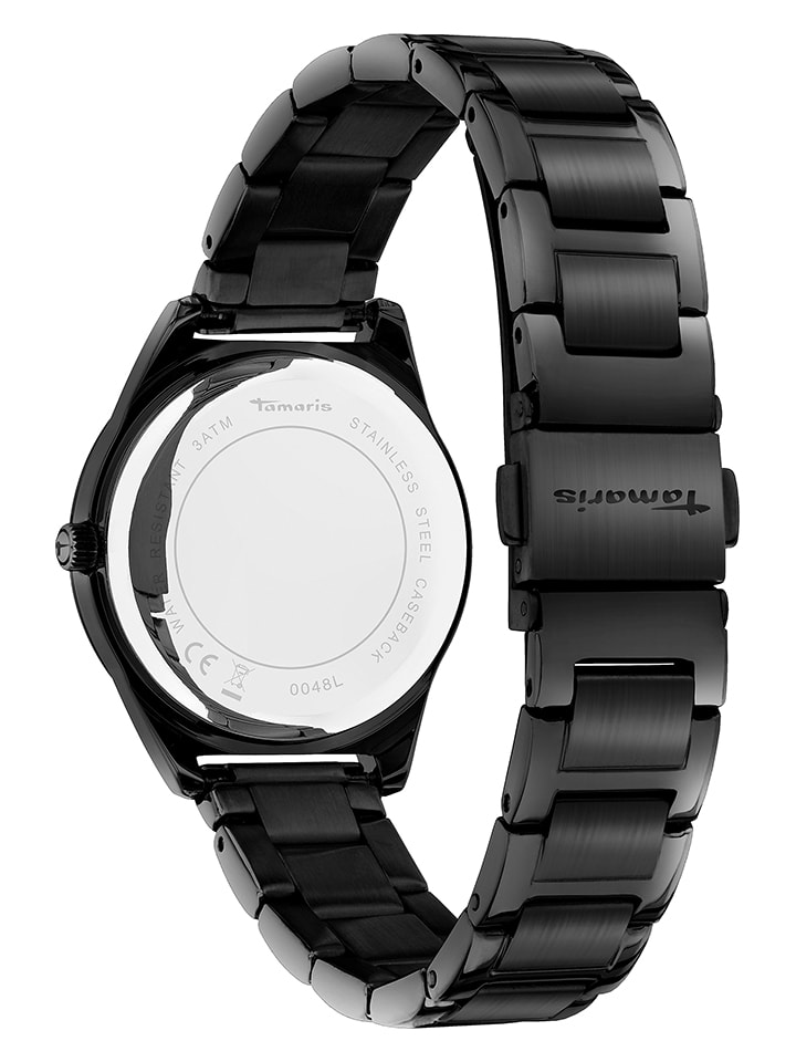 Tamaris Quarzuhr in Schwarz günstig kaufen onesize