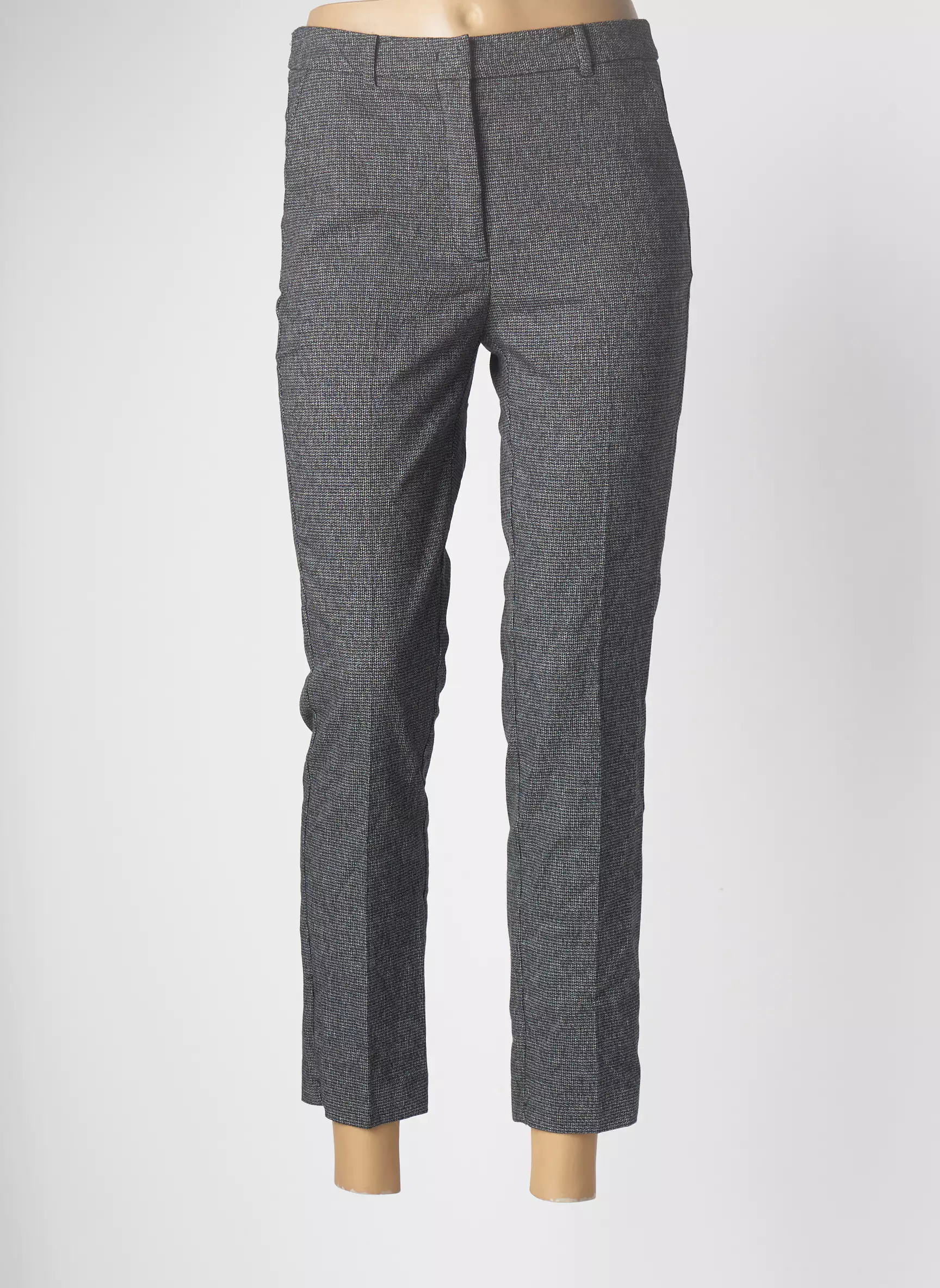 Mango Pantalon7 8 Femme couleur noir