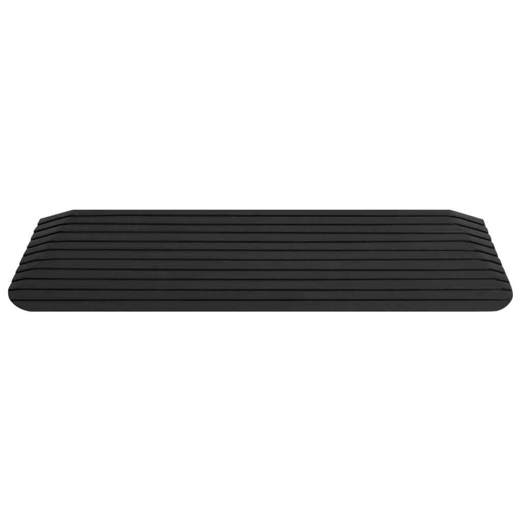 vidaXL Parkschwelle Schwellenrampen 2 Stk 110x32x3,8 cm Gummi