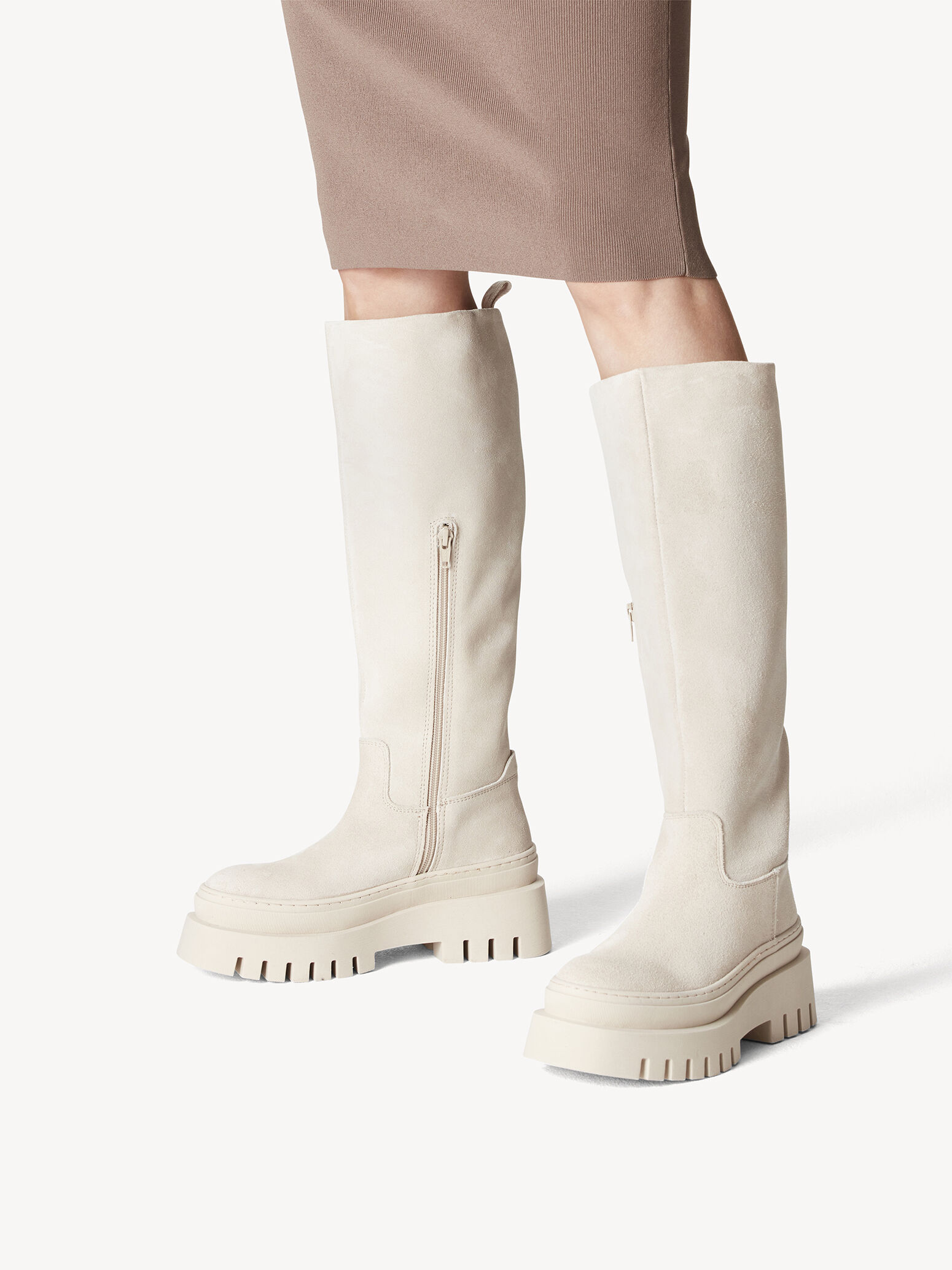 Bottes en cuir - marron
