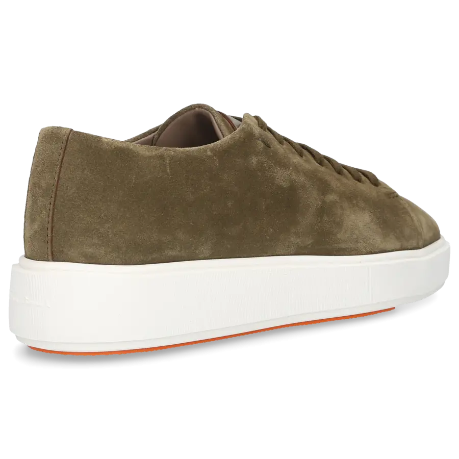Santoni - Sneaker low 60994 Veloursleder - grün