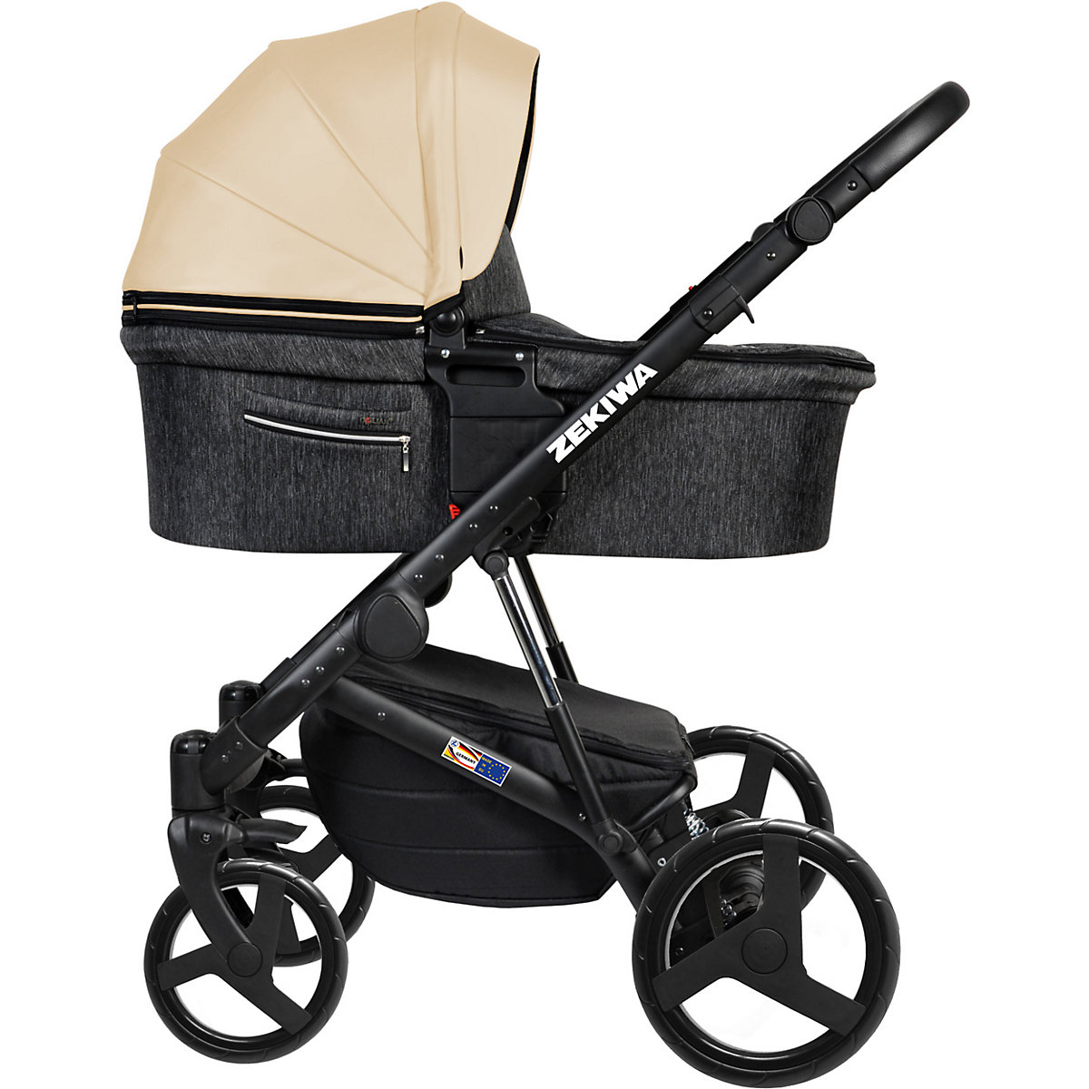 Kombi Kinderwagen Brilliant, 2 in1, Beige/Graphit