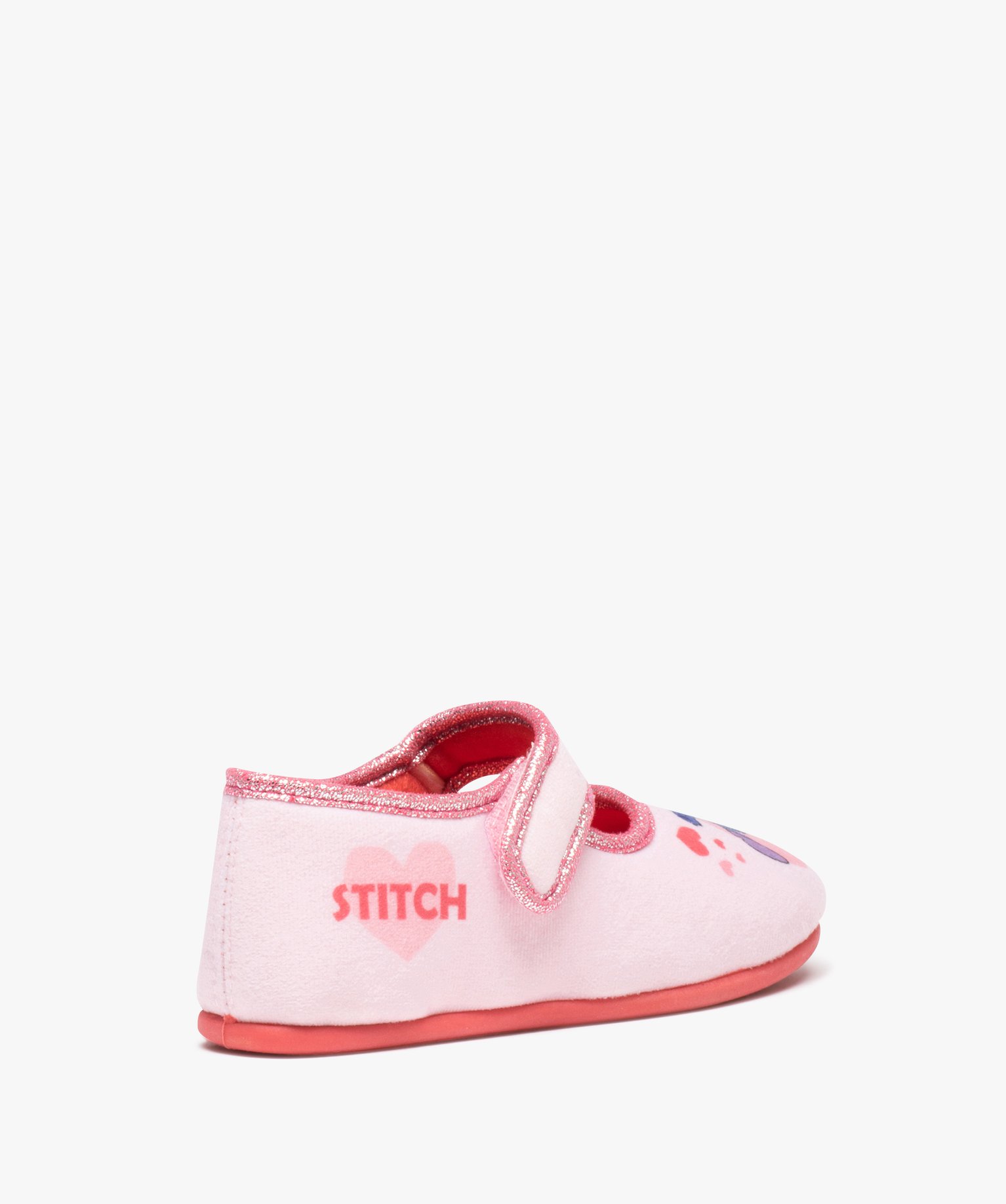 Chaussons fille ballerines imprimées Stitch - DS rose | GEMO