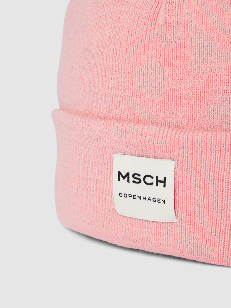 Beanie aus Woll-Mix Modell 'MOJO' in rosa