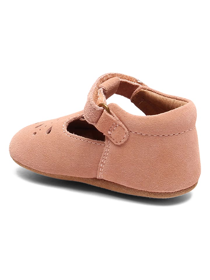bisgaard Leder-Hausschuhe in Rosa günstig kaufen