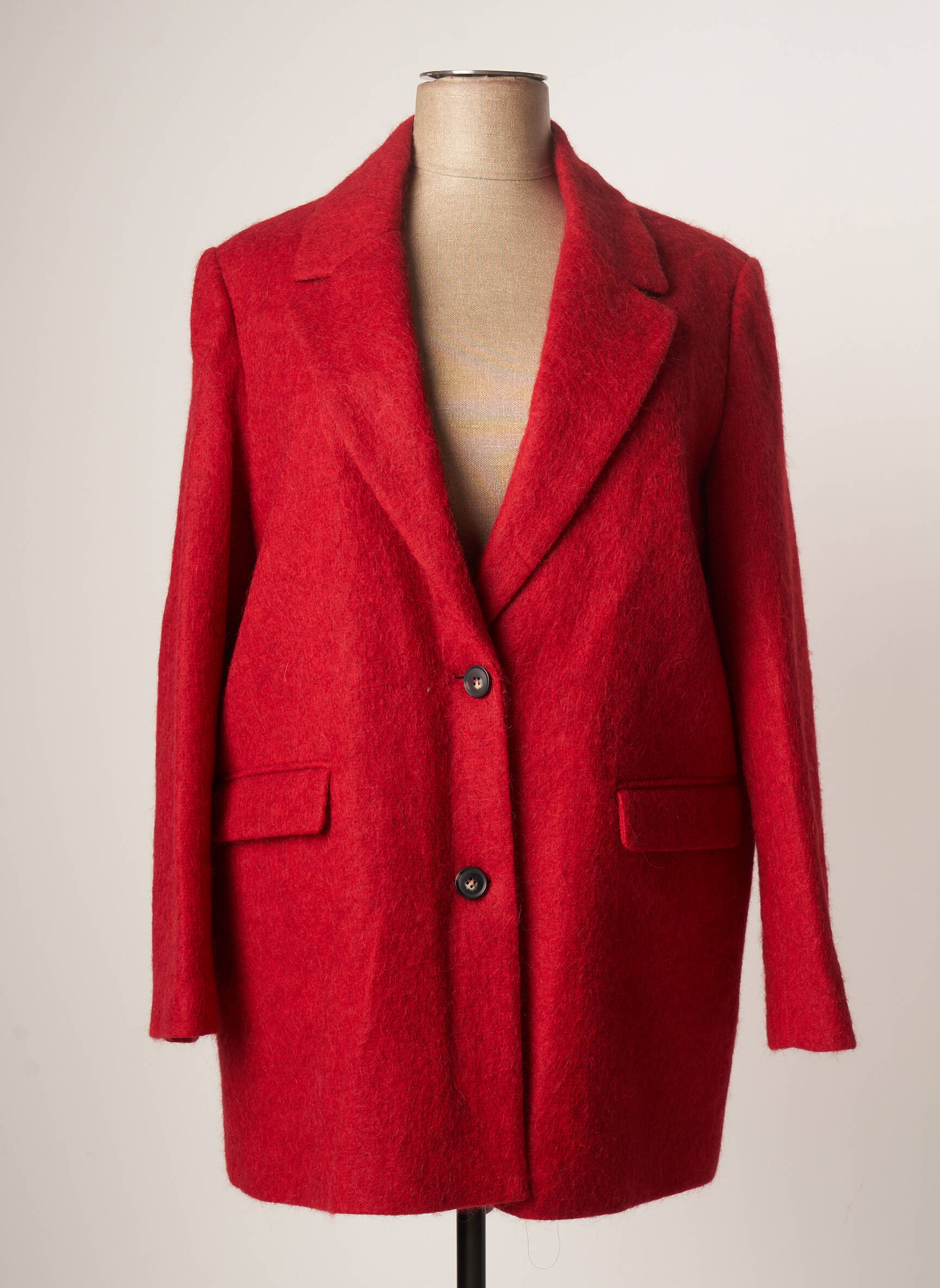 Diane Laury Manteaux Courts Femme couleur rouge