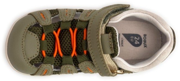 bobux i-walk ~ Summit Sandale ~ Burnt Olive & Fog