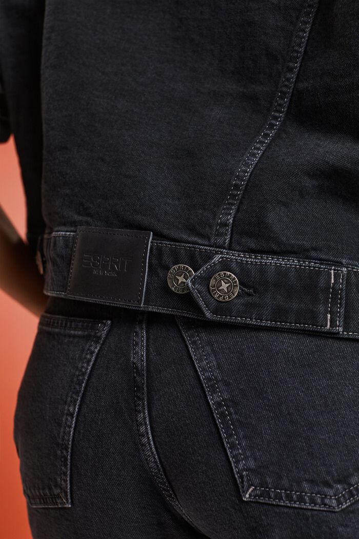 Jeansjacke mit Strass