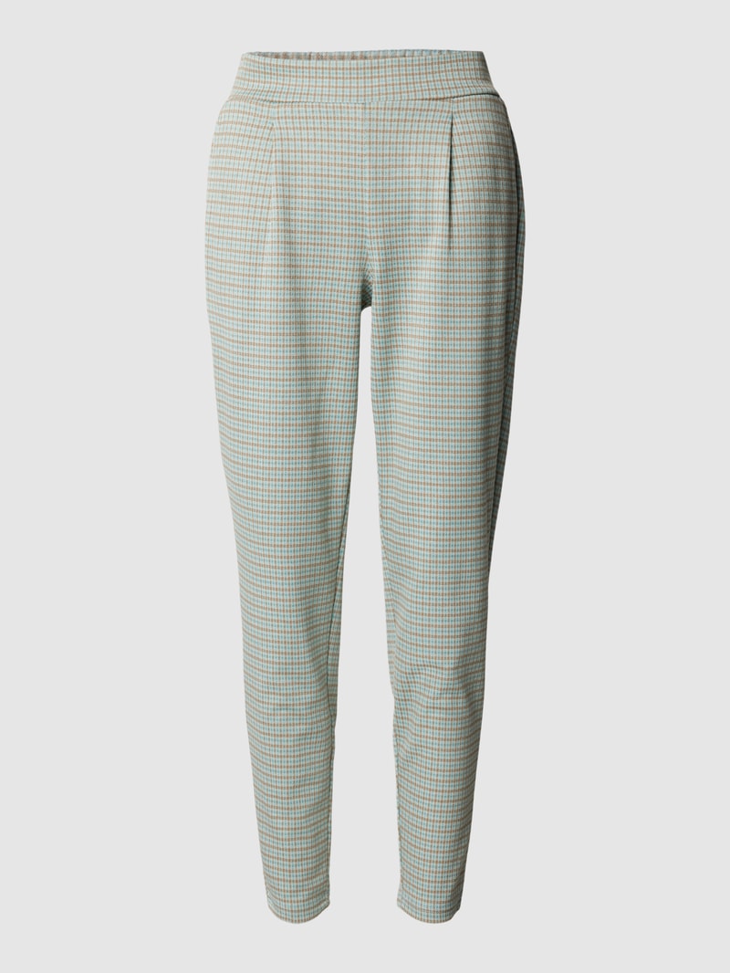 Stoffhose mit Eingrifftaschen in eisblau