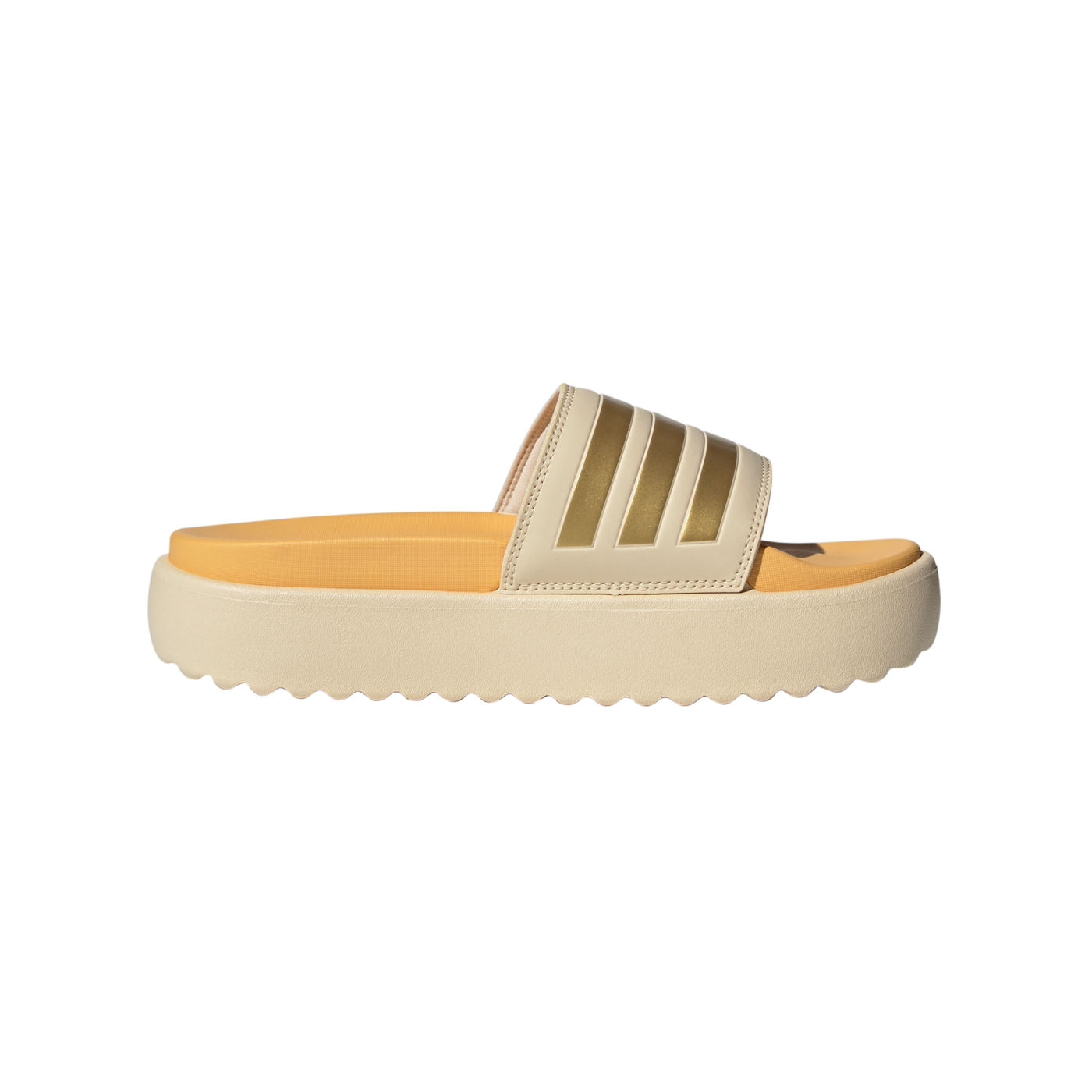 adidas Adilette Platform Badelatsche Damen Schwarz