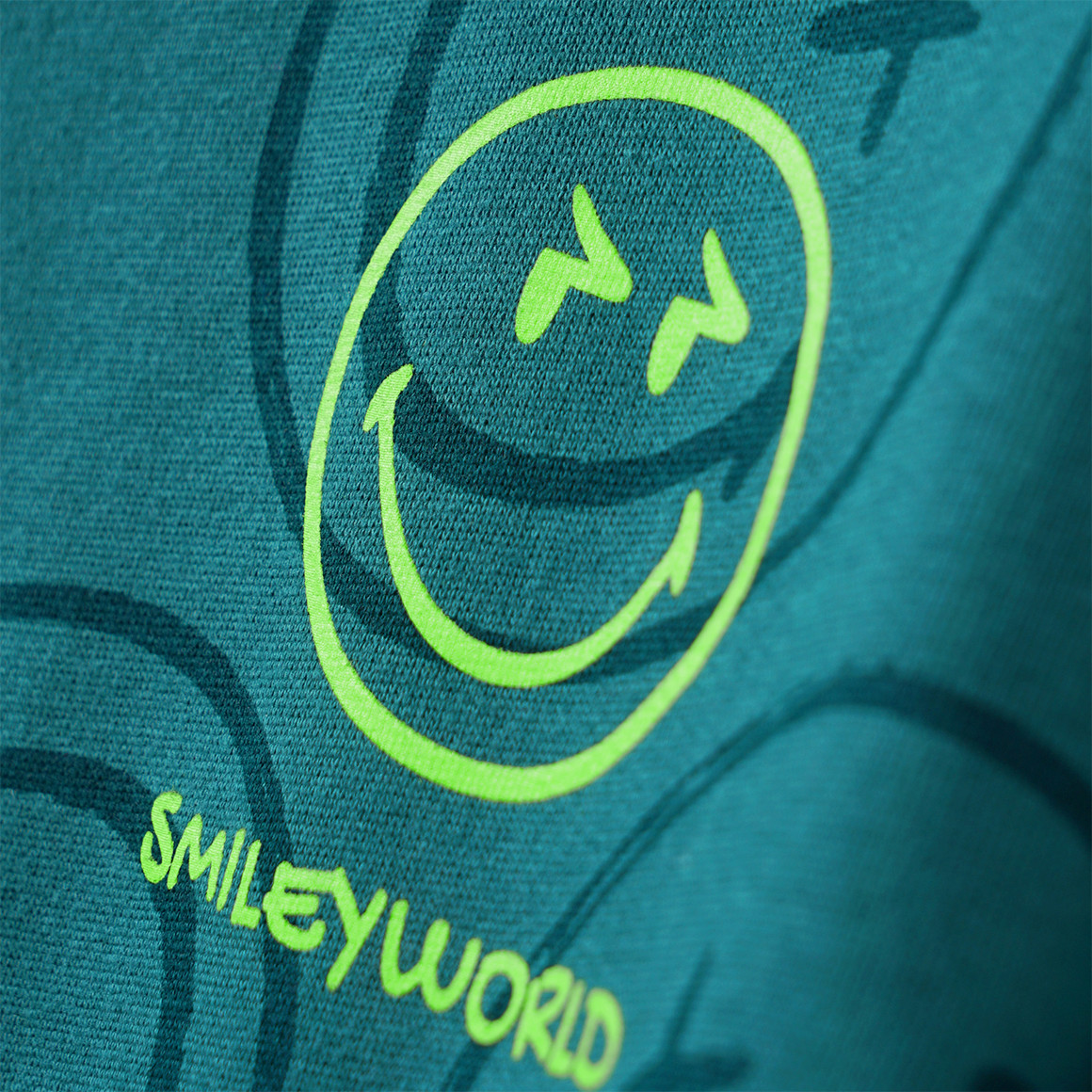 SmileyWorld Hoodie mit Allover-Print