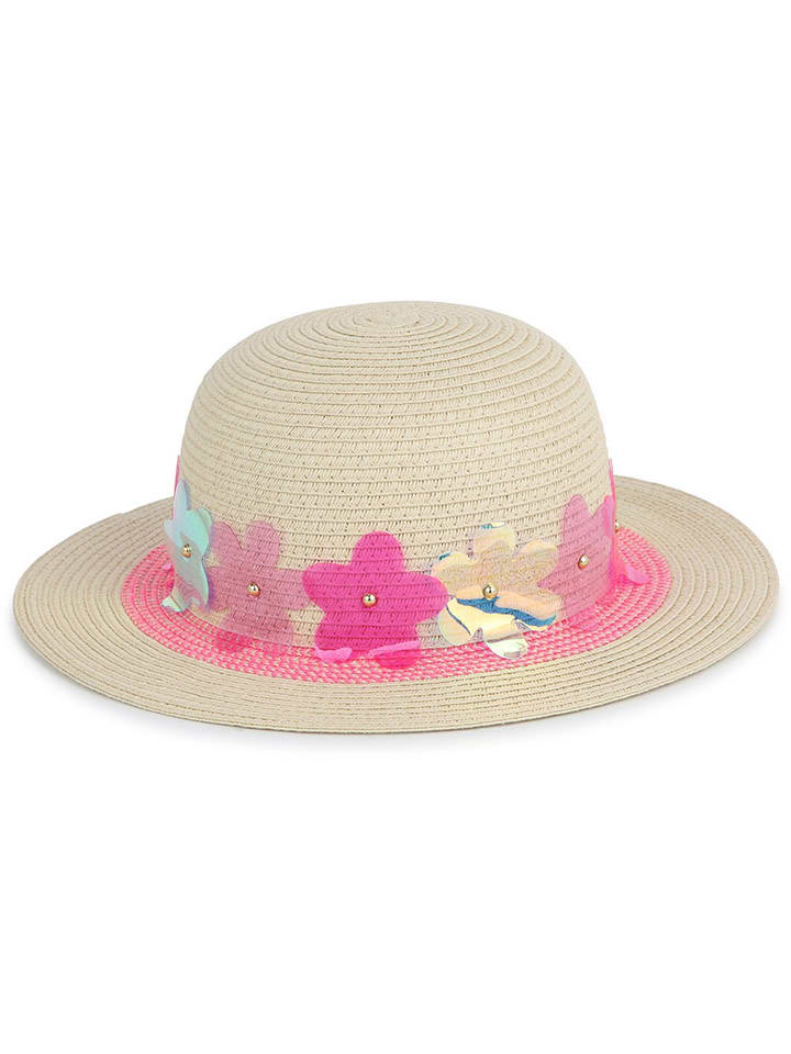 Billieblush Sonnenhut in Creme/ Pink günstig kaufen